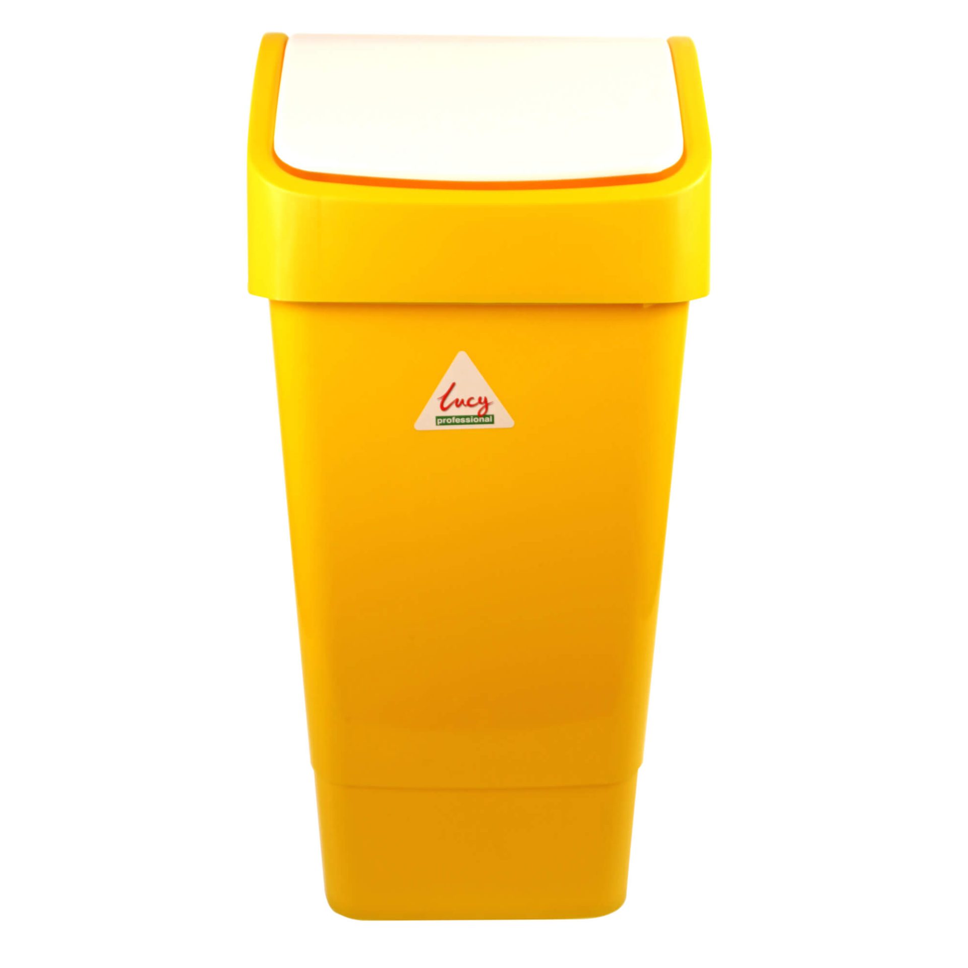 Lucy Yellow Swing Top Bin 50L