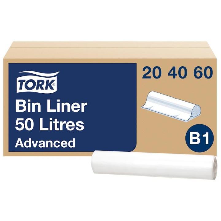 50L Bin Liners Transparent B1