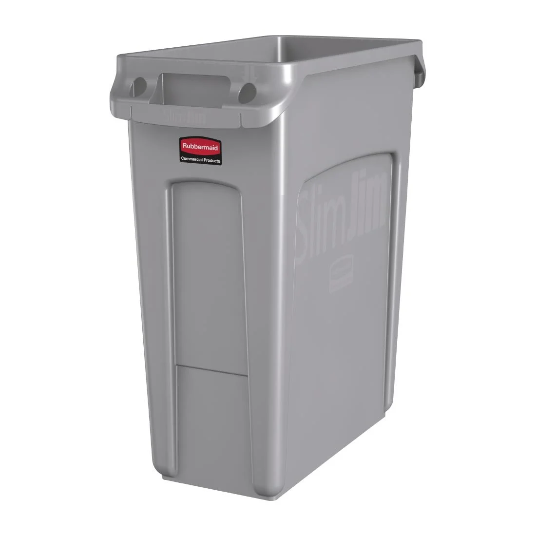 Grey Slim Jim Vented Bin 60L
