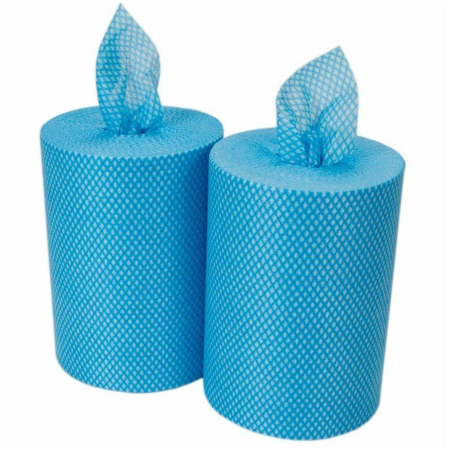 Blue Budget Cloth Roll 25x25cm
